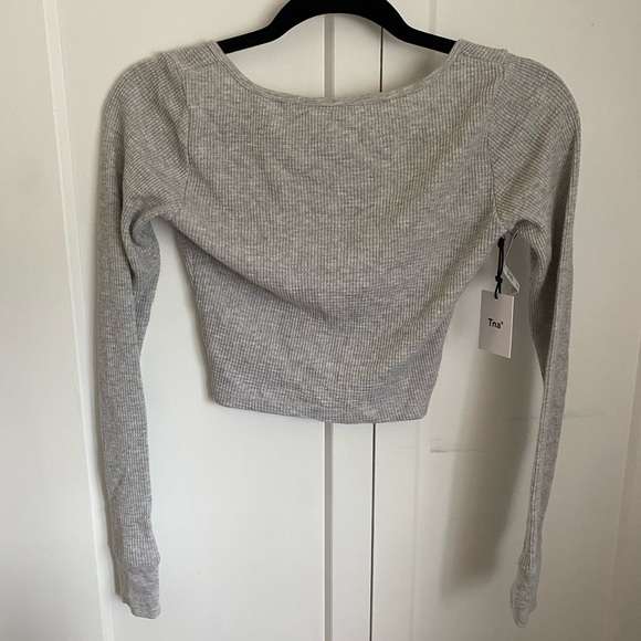 NWT TNA Waffle Scoopneck Longsleeve - Picture 4 of 4